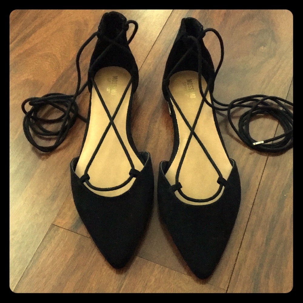 Mossimo ballet lace up flats
